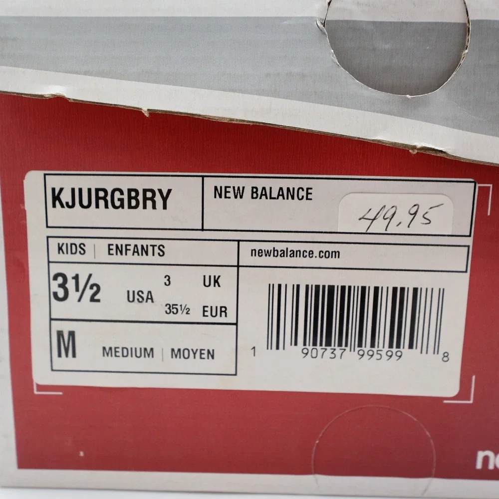 New Balance FuelCore Urge Kids 3.5 Blue Athletic Running Shoes KJURGBRY